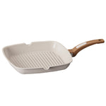 Grill Pan Beige - Grill Pan 28CM Ivory Sterling Home 1