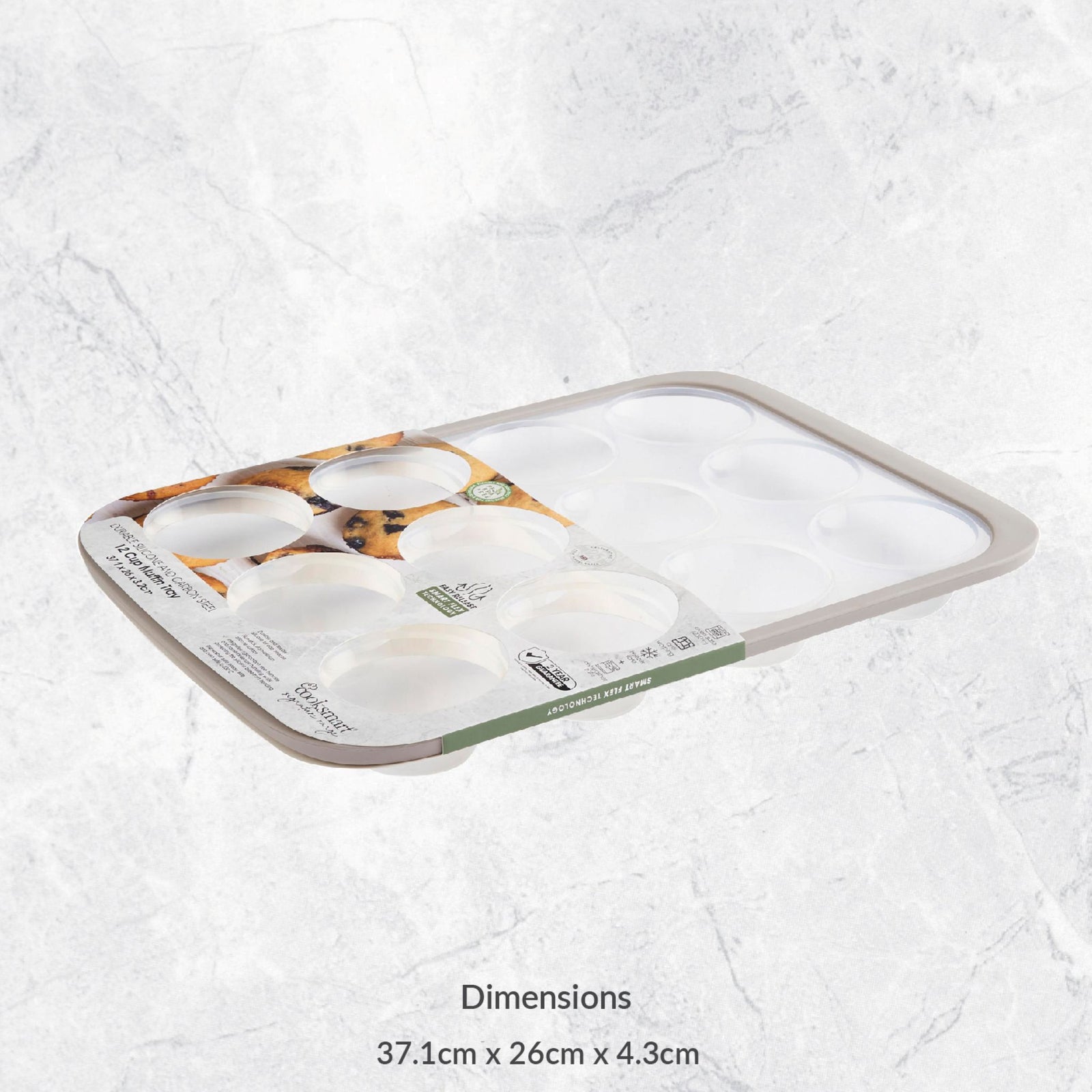 Smart Flex Muffin Tray - Smart Flex 12 Cup Muffin Tray Sterling Home 3