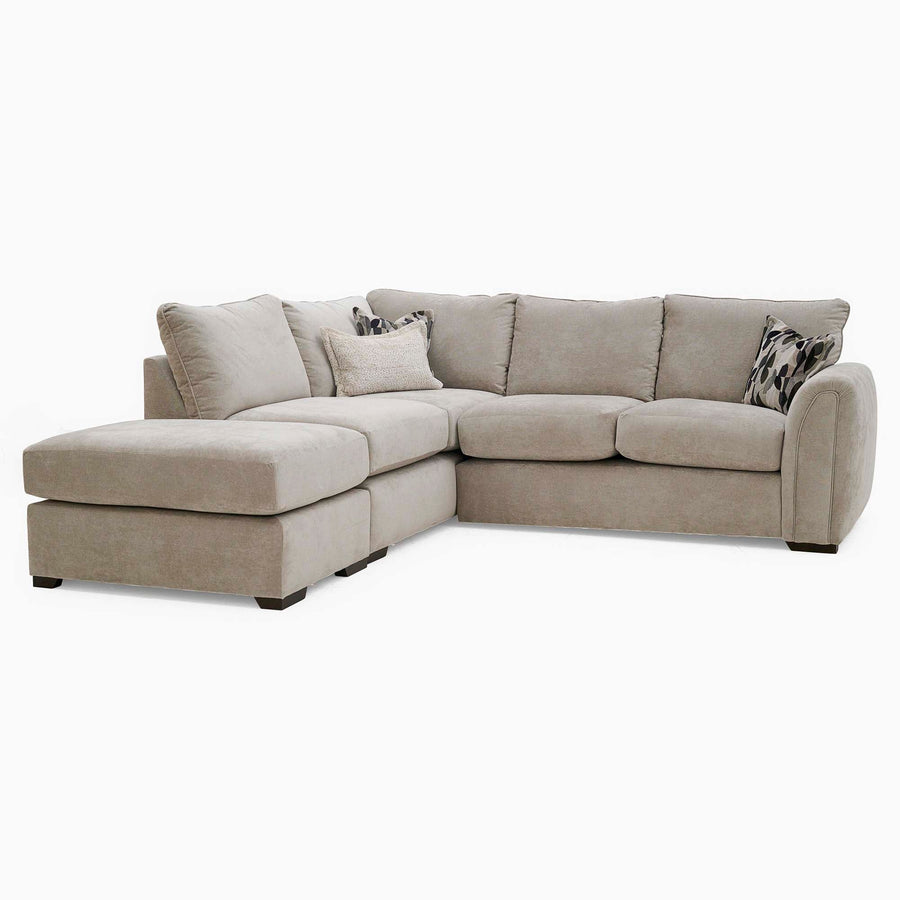 Amour Corner Standard Back Sofa - Corner Group with Stool Chaise Left Grade A - Left Hand Facing Sterling Home 1