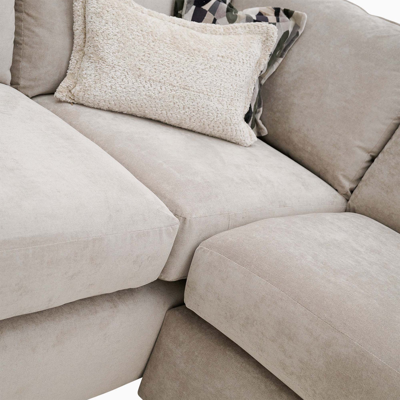 Amour Corner Sofa - Corner Group with Stool Chaise Right Grade A - Right Hand Facing Corner Sofas Sterling Home 4