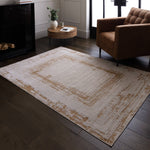 Amari Orange Square Rug - AN05 120 x 160cm - 120cm x 160cm