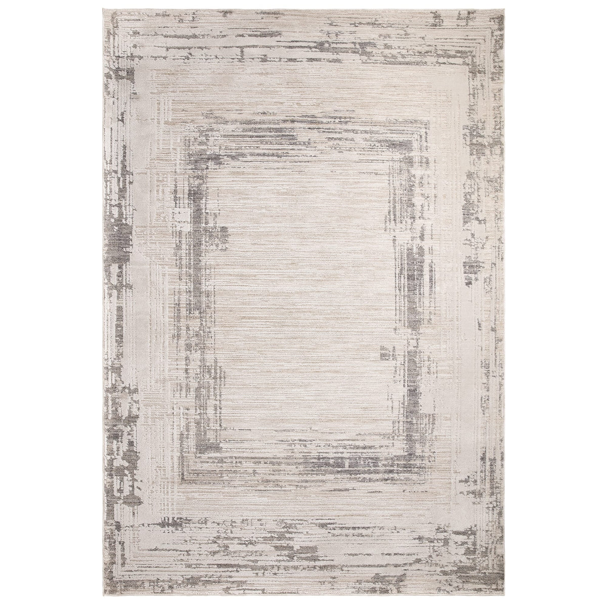 Amari Grey Square Rug - AN06 200 x 300cm - 200cm x 300cm Sterling Home 1