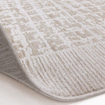 Amari Beige Grid Rug - AN10 120 x 160cm - 120cm x 160cm