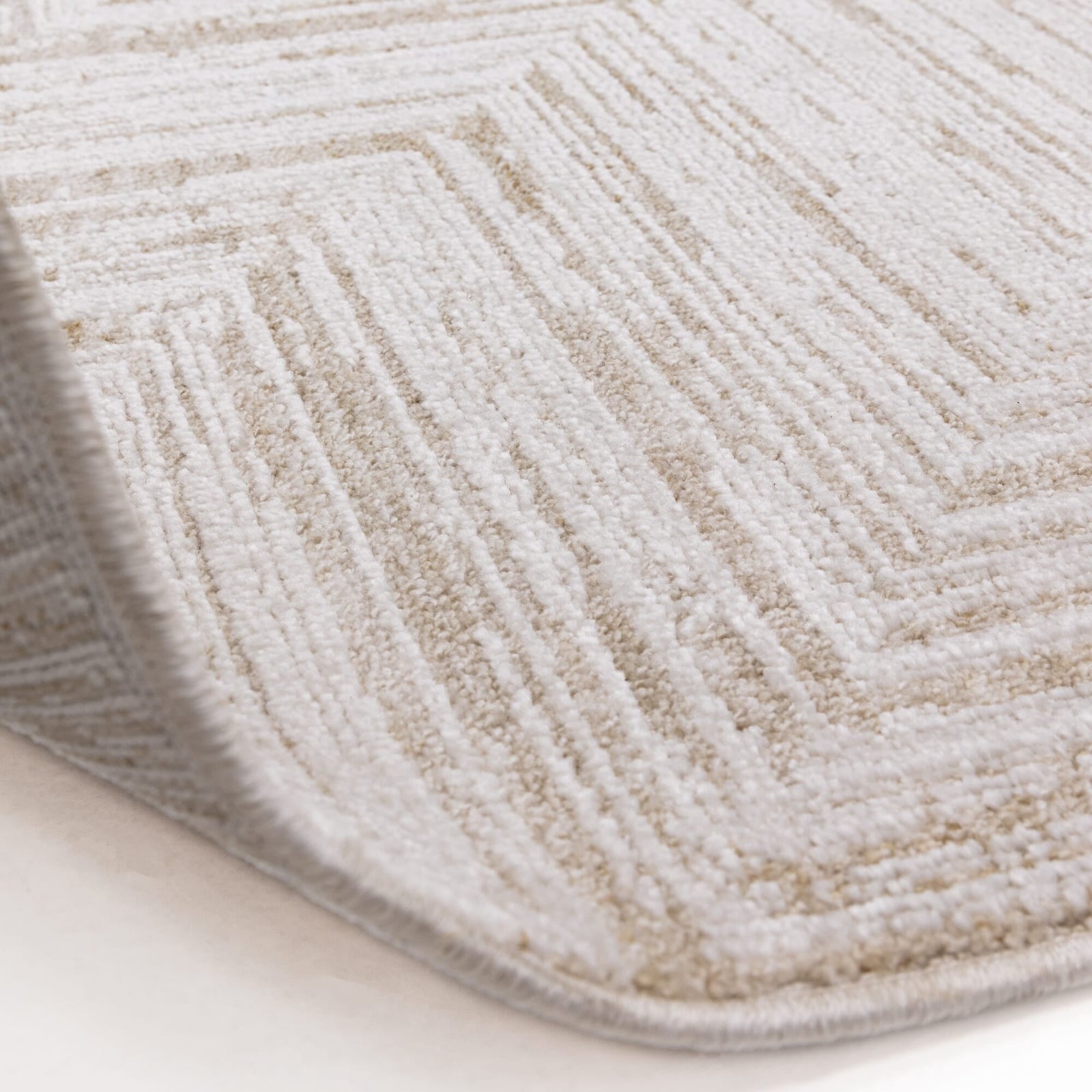 Amari Beige Weave Rug - AN12 120 x 160cm - 120cm x 160cm