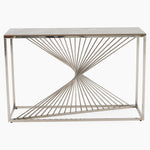 Atalanta Console Table - Console Table Glass / Stainless Steel Sterling Home 1