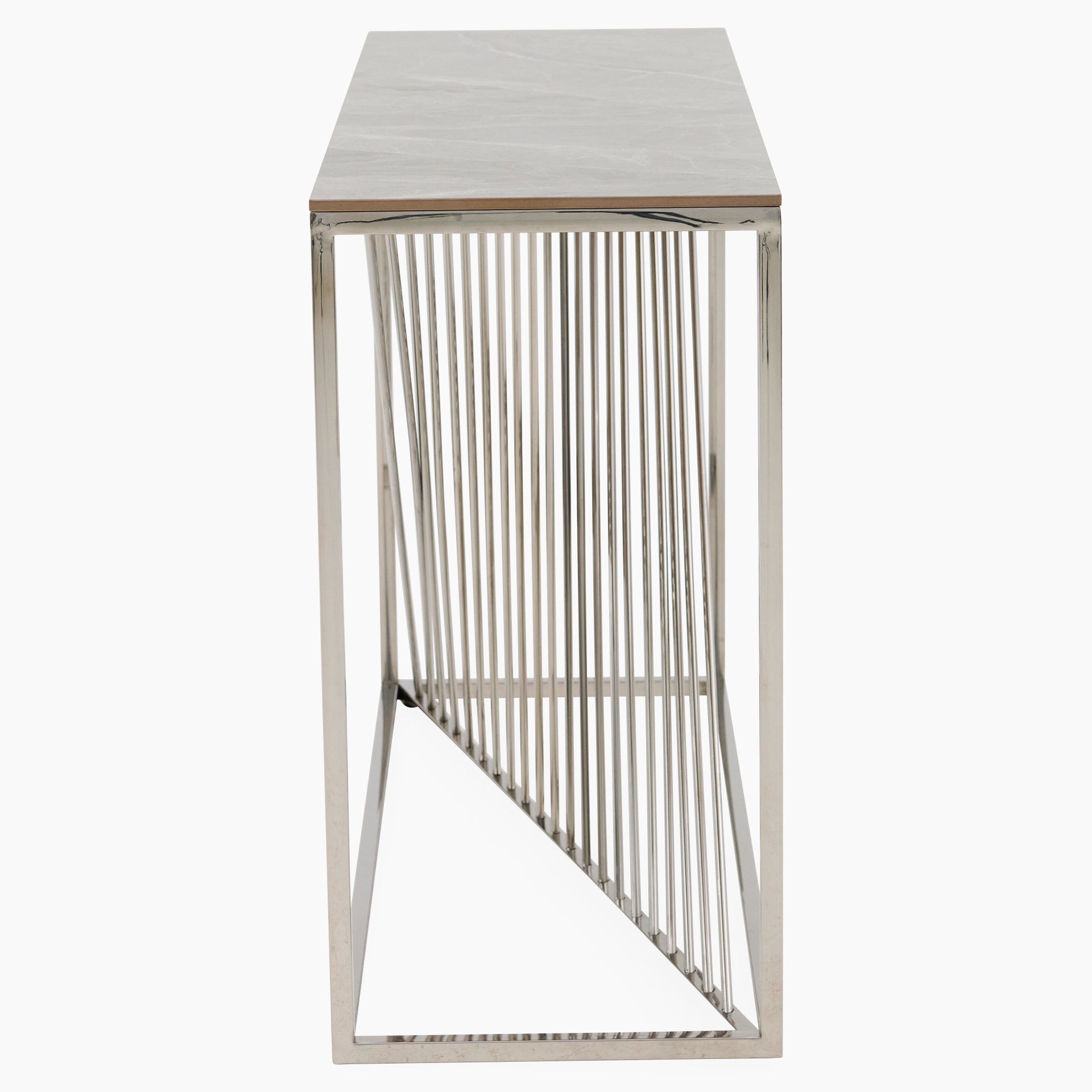 Atalanta Console Table - Console Table Sintered Stone / Stainless Steel Tables Sterling Home 3