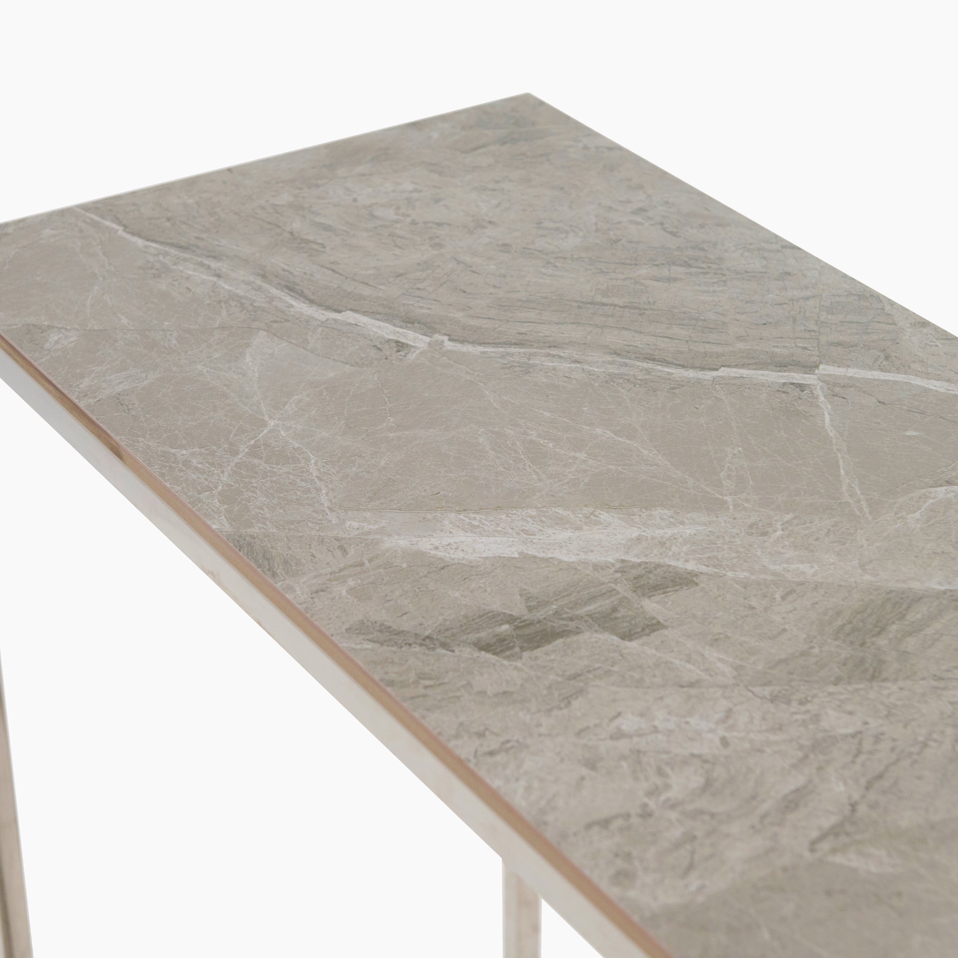 Atalanta Console Table - Console Table Sintered Stone / Stainless Steel Tables Sterling Home 6