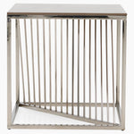 Atalanta Side Table - End Table Sintered Stone / Stainless Steel Tables Sterling Home 4