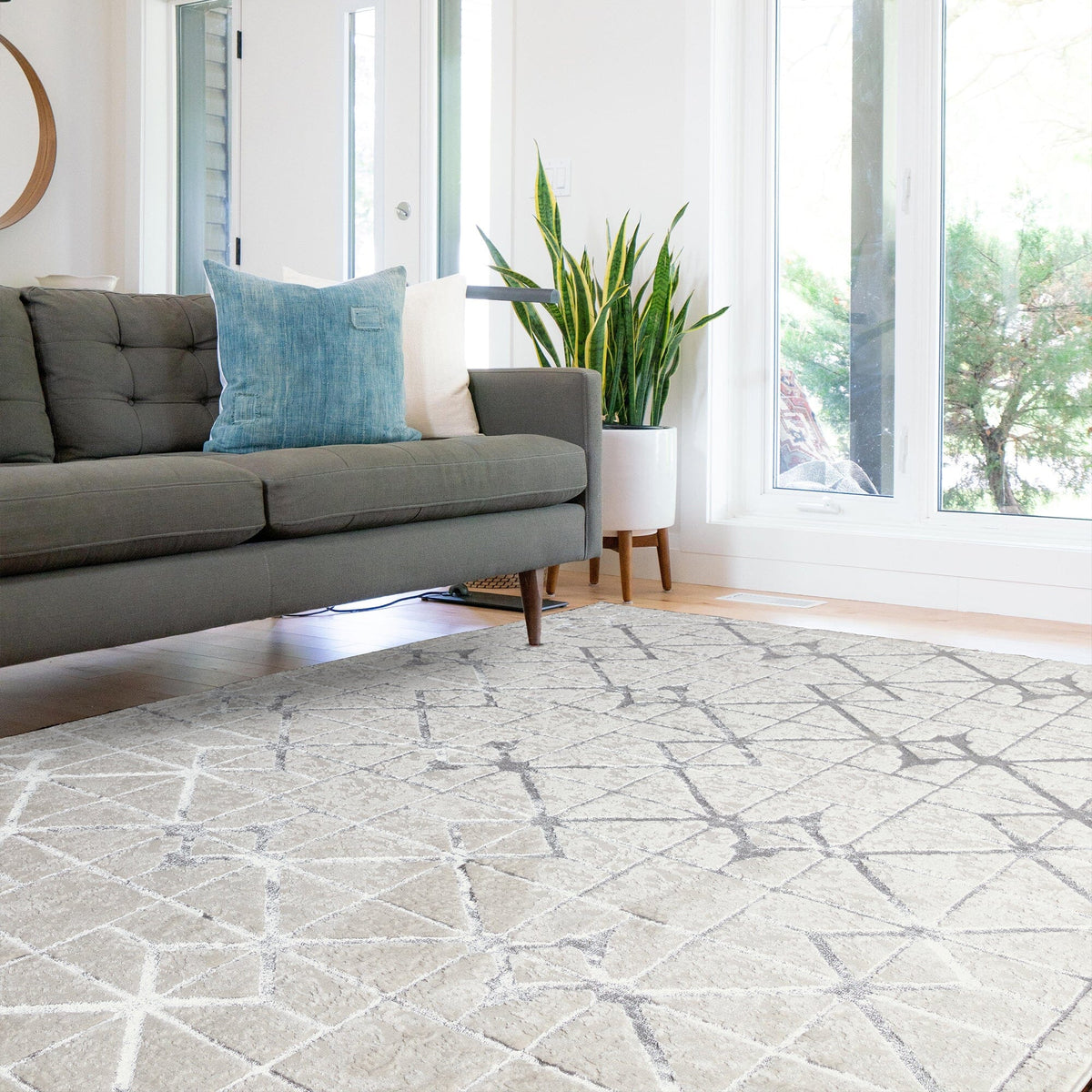 Amelia Lattice Rug - AU11 Lattice - 240cm x 340cm Sterling Home 2