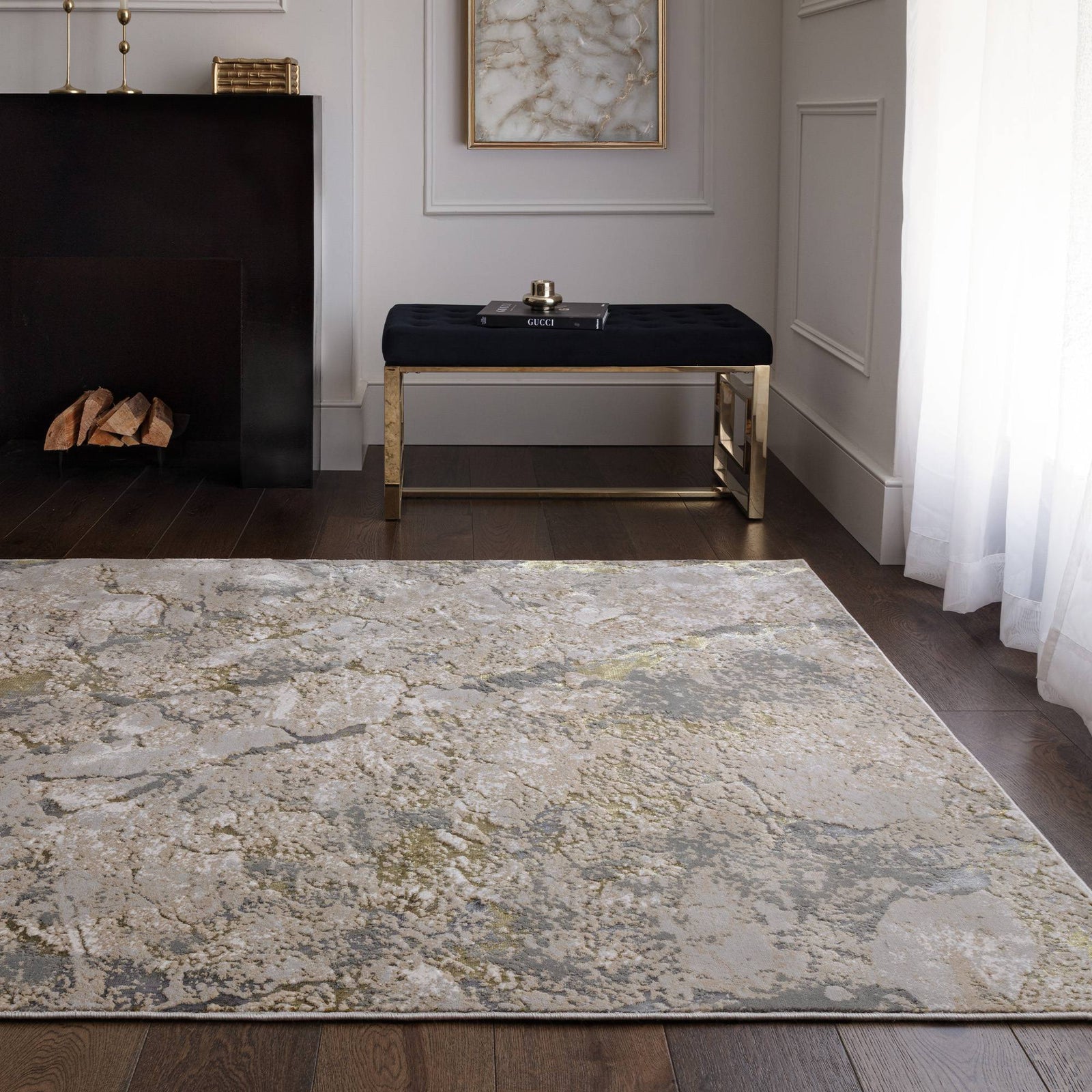 Amelia Galaxy Rug - AU04 Galaxy - 80cm x 150cm Sterling Home 2