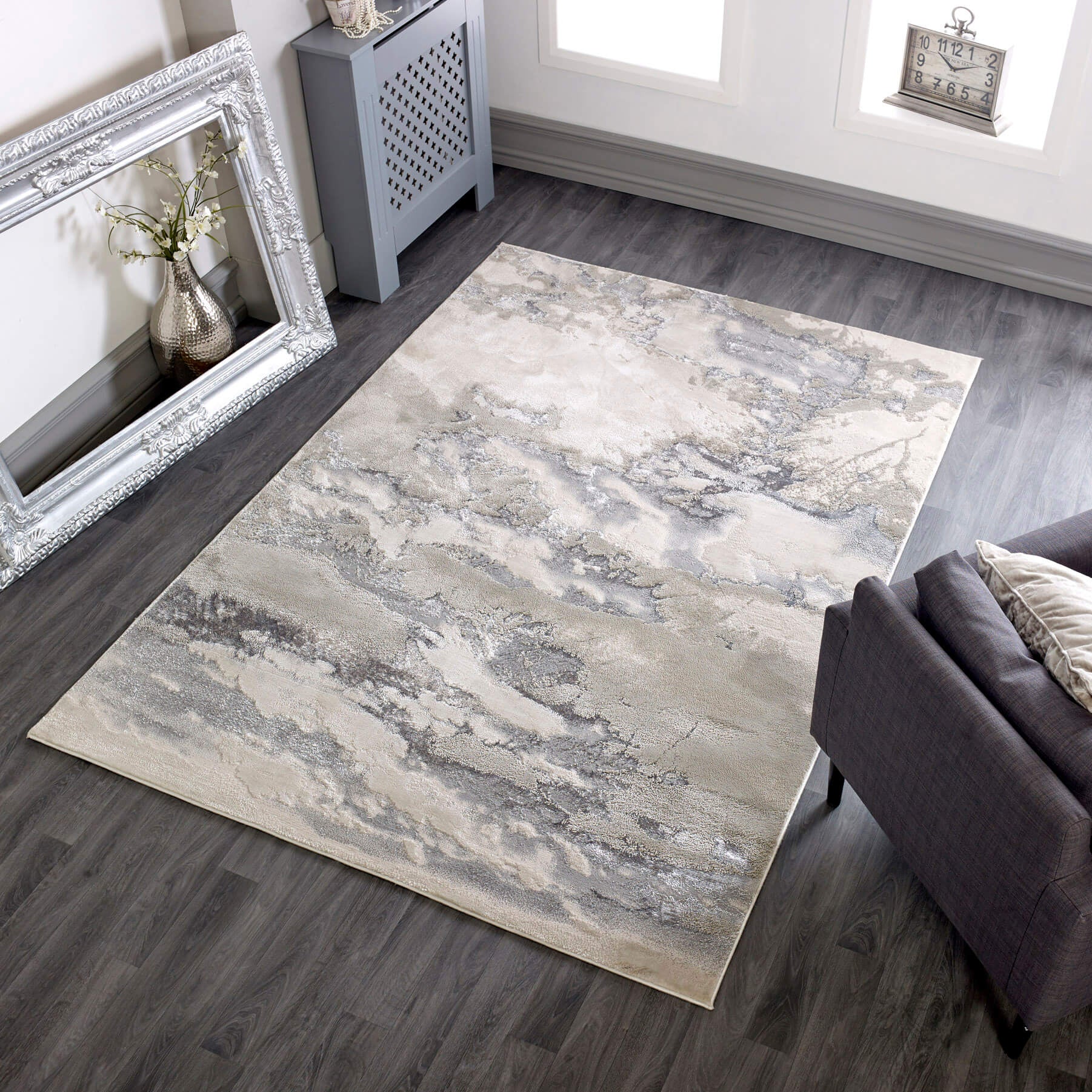 Amelia Cloud Rug - AU02 Cloud - 66cm x 240cm Sterling Home 2