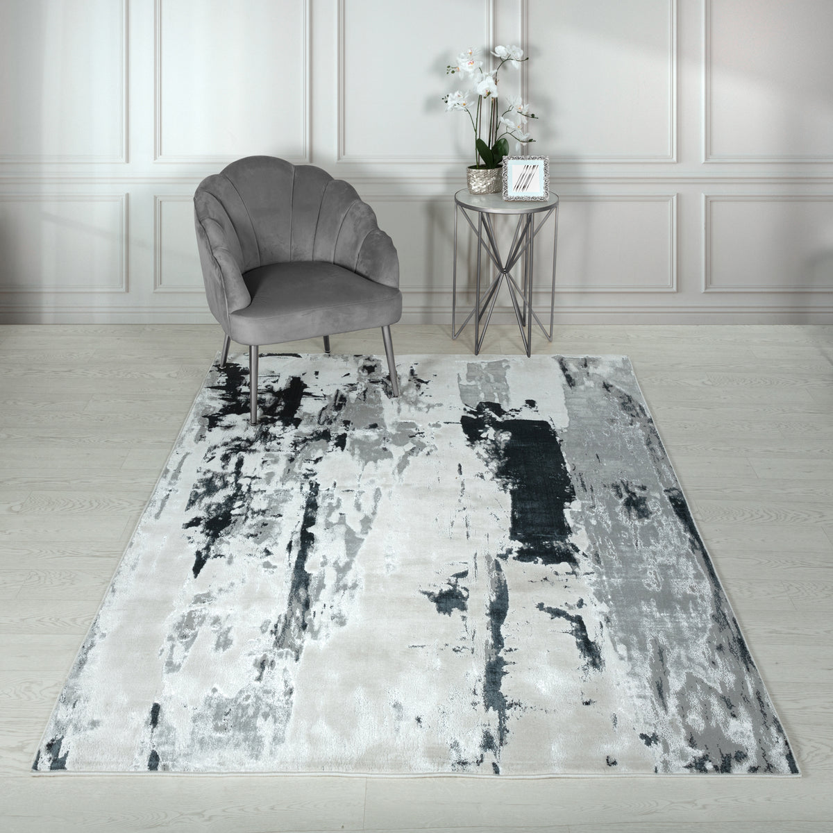 Amelia Glacier Rug - AU10 Glacier - 80cm x 150cm Sterling Home 2