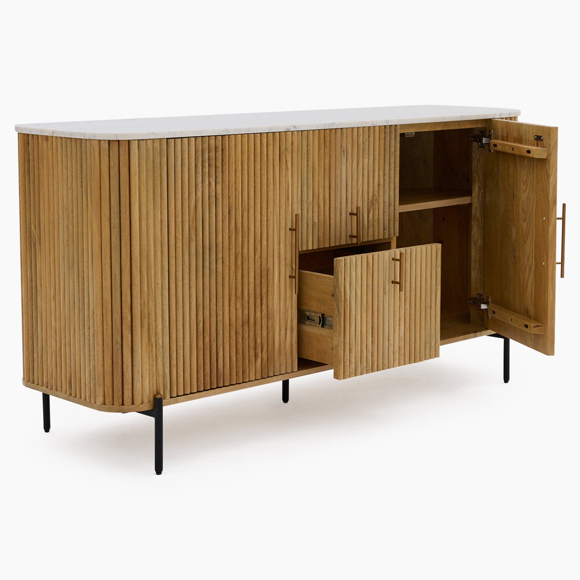 Aurora Sideboard - Wide Sideboard Storage Sterling Home 4