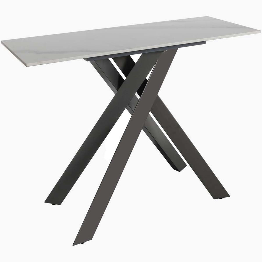 Avalon Console Table - Console Table Sintered Stone / Satin Grey Tables Sterling Home 2