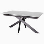 Avalon Extending Dining Table - Extending Dining Table 160/200cm Sintered Stone / Satin Grey Tables Sterling Home 4