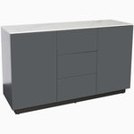 Avalon Sideboard - Large Sideboard Sintered Stone / Satin Grey Storage Sterling Home 2
