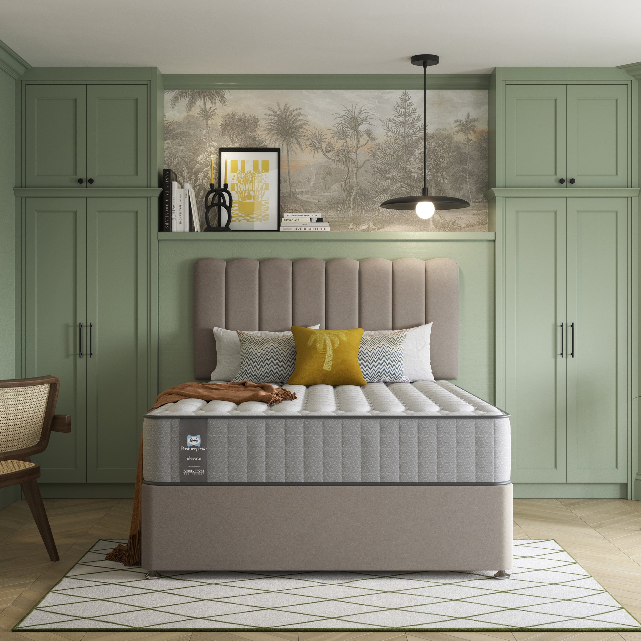 Sealy Avery Firm Divan Set - P/T Standard Divan Set 150 x 200cm - King Sterling Home 1