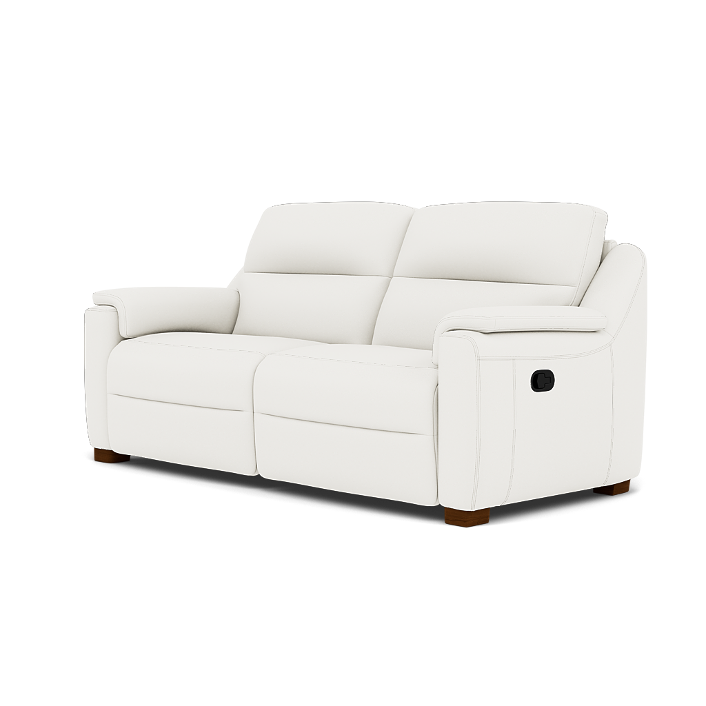 Avila 2 Seater Recliner Sofa - Sofa 2 Elec Recliners Cat 50 — 7596 - Optical White, gallery image 3