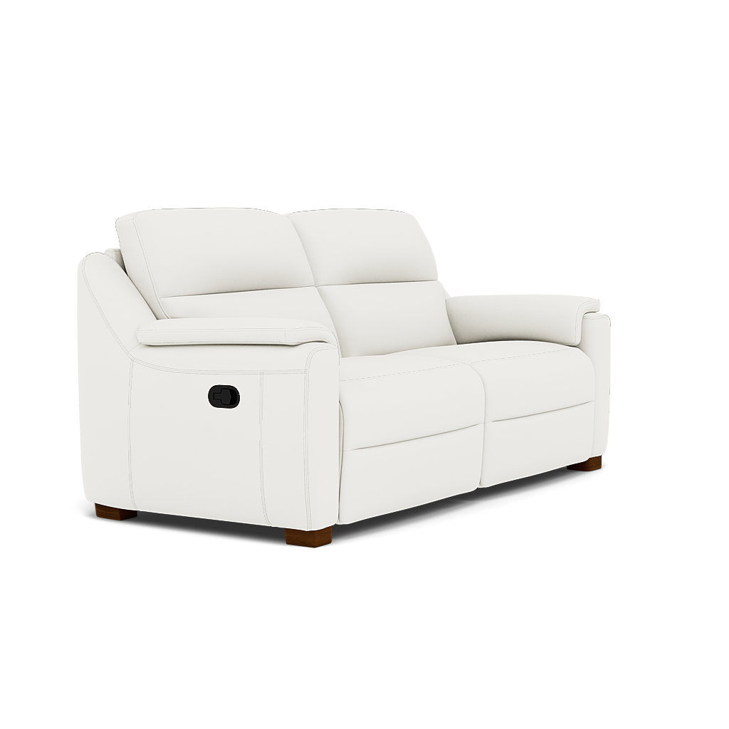 Avila 2 Seater Recliner Sofa - Sofa 2 Elec Recliners Cat 50 — 7596 - Optical White, gallery image 1