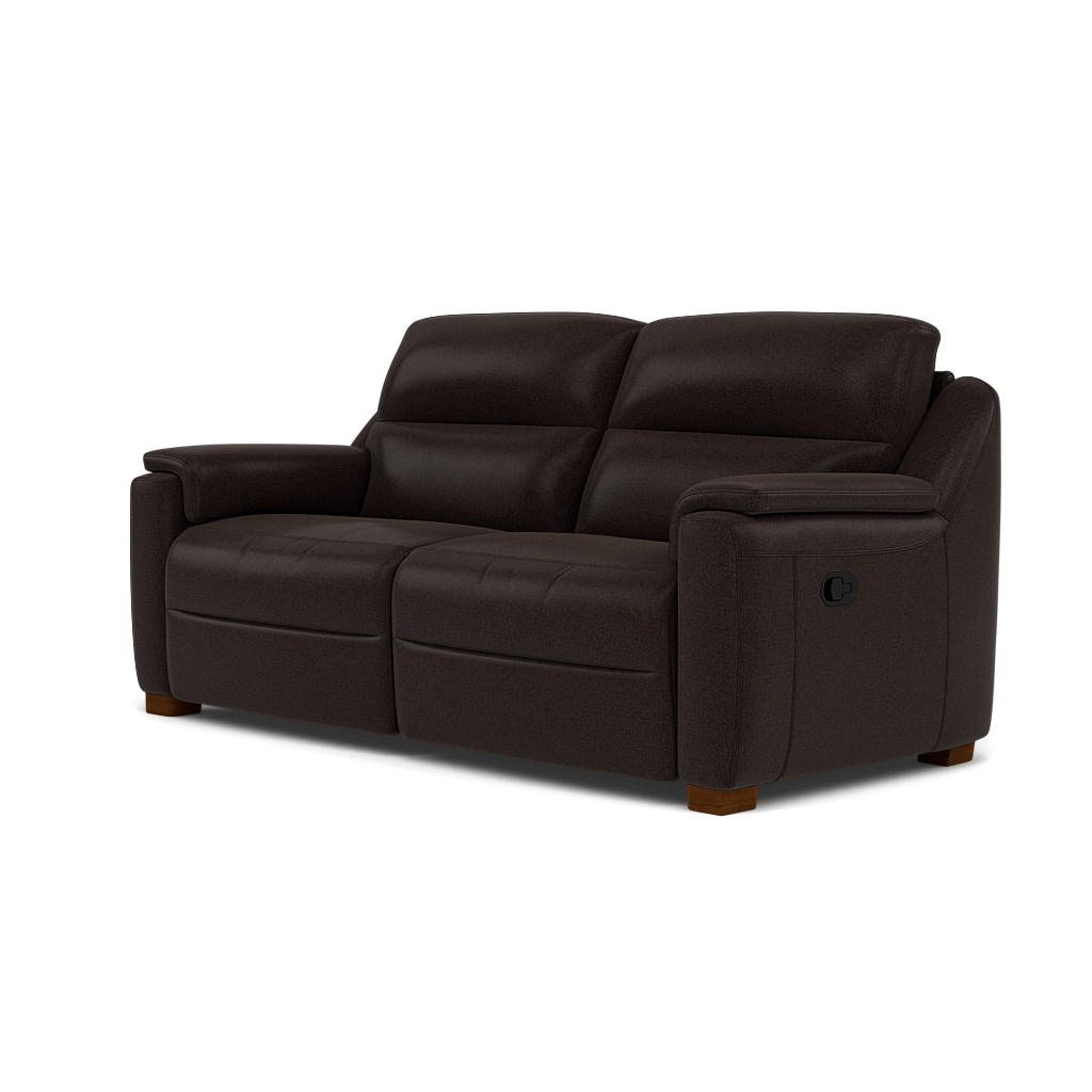 Avila 2 Seater Recliner Sofa - Sofa 2 Elec Recliners Cat 66 — 7614 - Dark Brown, gallery image 3