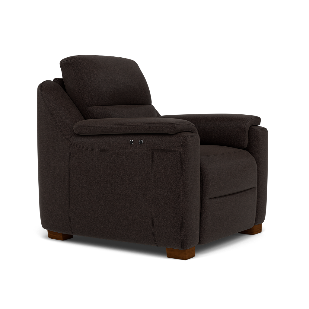 Avila Recliner Armchair - Armchair Elec Recliner Cat 66 — 7614 - Dark Brown, gallery image 1