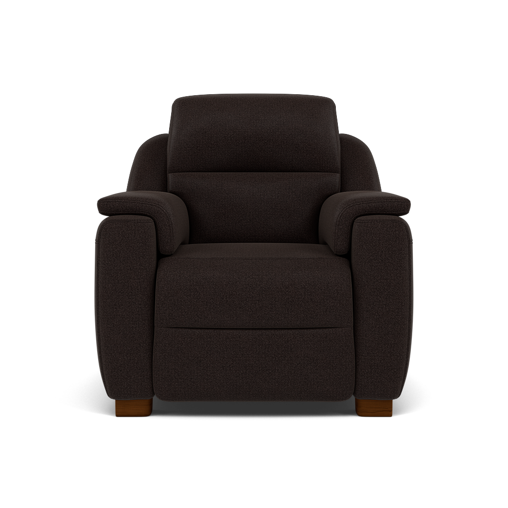 Avila Recliner Armchair - Armchair Elec Recliner Cat 66 Sterling Home 4 7614 - Dark Brown