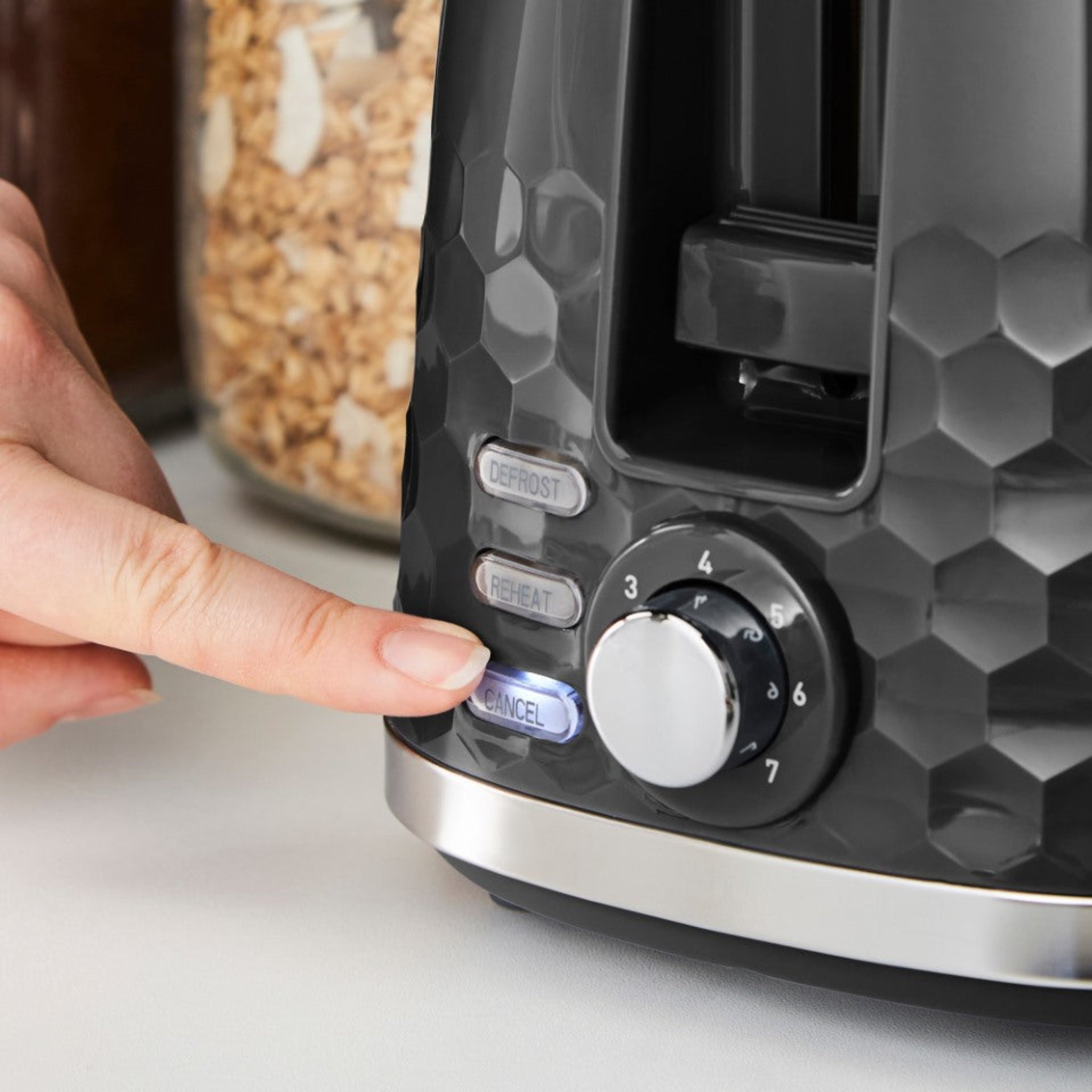 Morphy Richards Hive Black 2 Slice Toaster Sterling Home 3