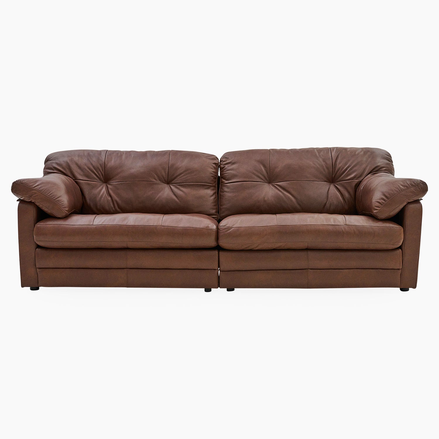 Alexander & James Bailey 4 Seater Sofa - 4 Seater Split Sofa Grade B Leather Sofas Sterling Home 1