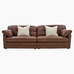 Alexander & James Bailey 4 Seater Sofa - 4 Seater Split Sofa Grade B Leather Sofas Sterling Home 7