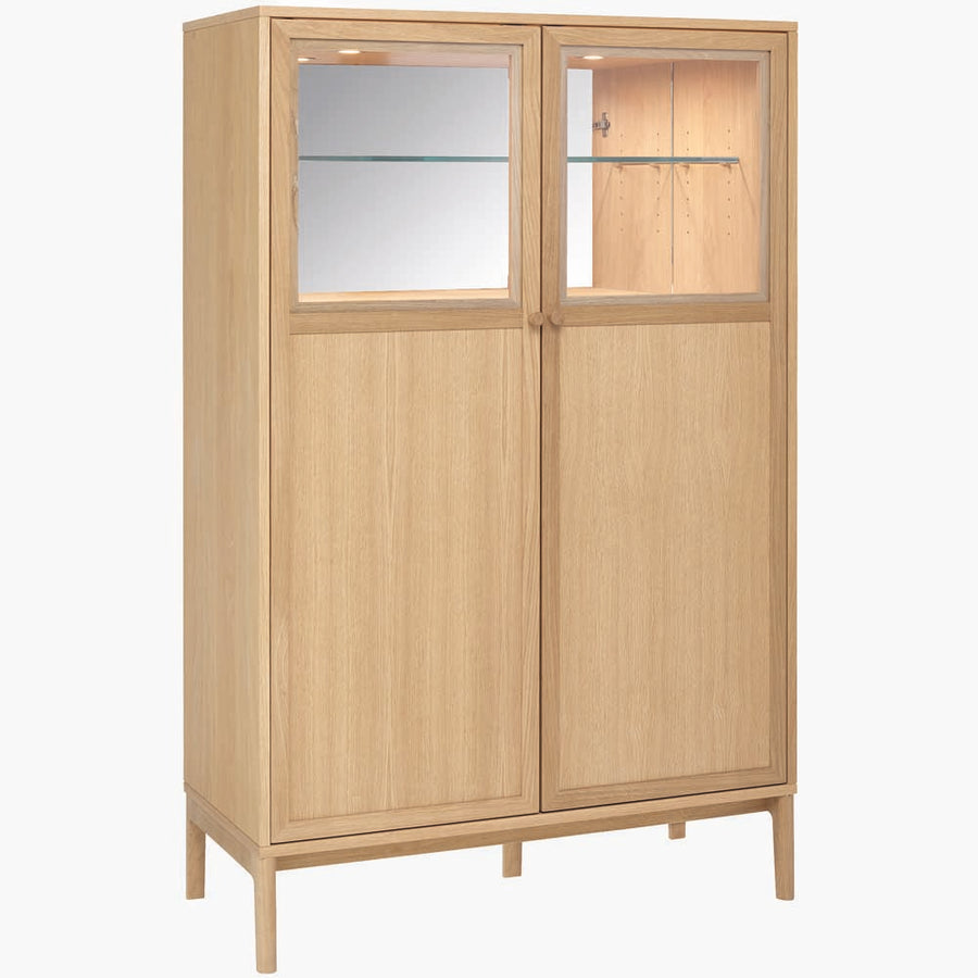 Ercol Ballatta Drinks Cabinet - Drinks Cabinet Clear Matt Storage Sterling Home 1