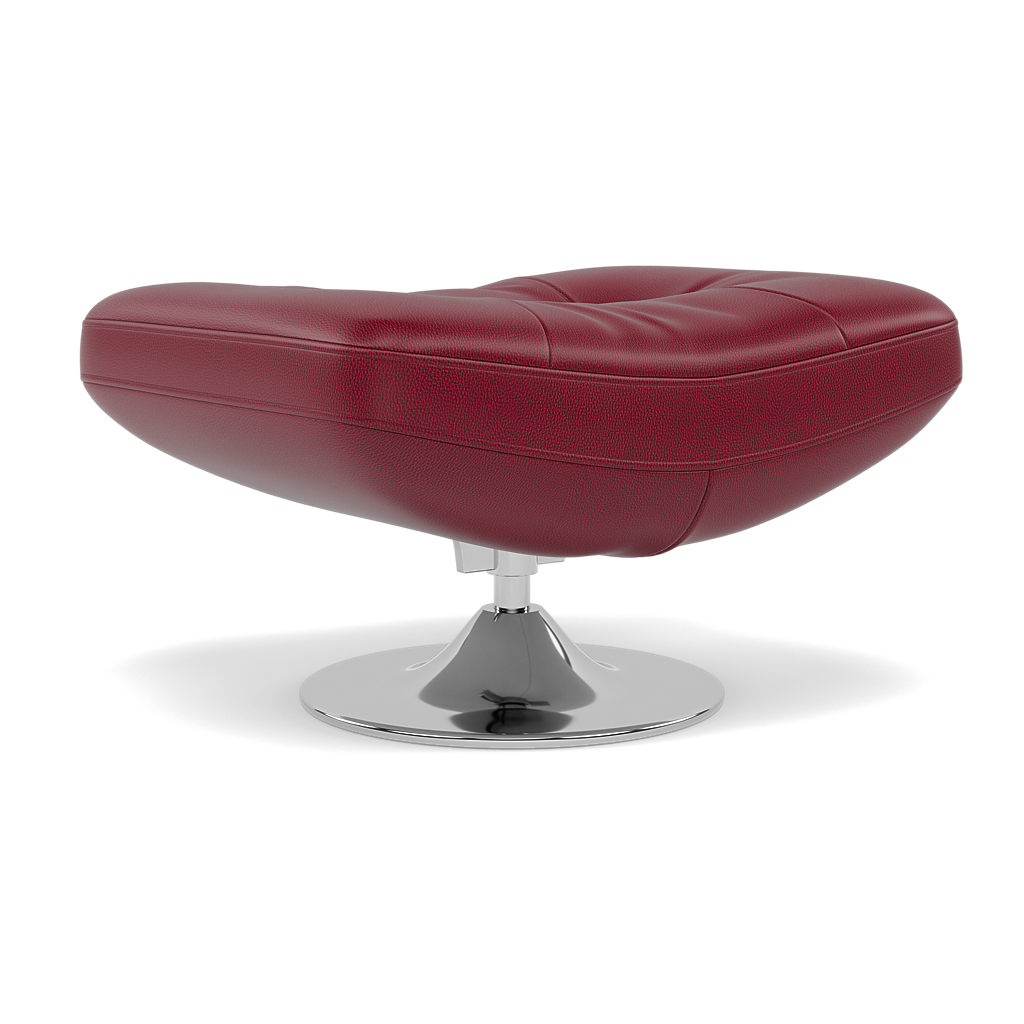 Batista Footstool - Stool Cat 60 — Cat-60/13 Montana Cranberry, gallery image 1