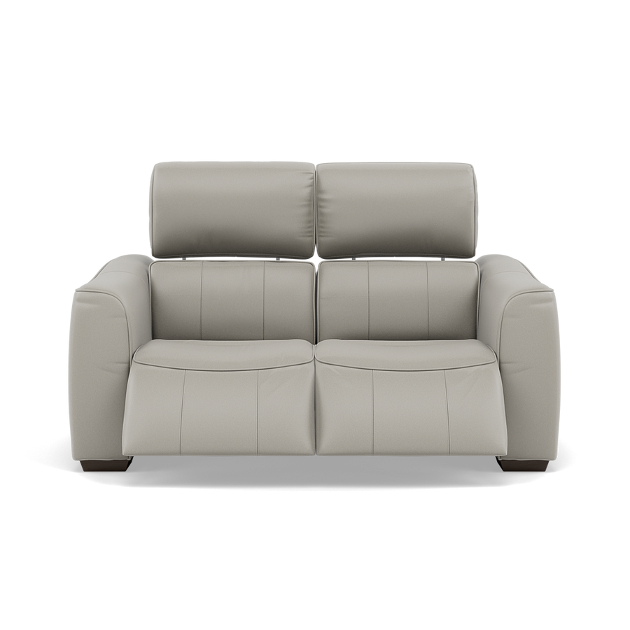 Beck 2 Seater Recliner Sofa - 2 Seater Sofa with 2 Power Recliners Cat 20S - Power Recliner with USB 2 Seater Sofas Sterling Home 1 BXS-251E GREY