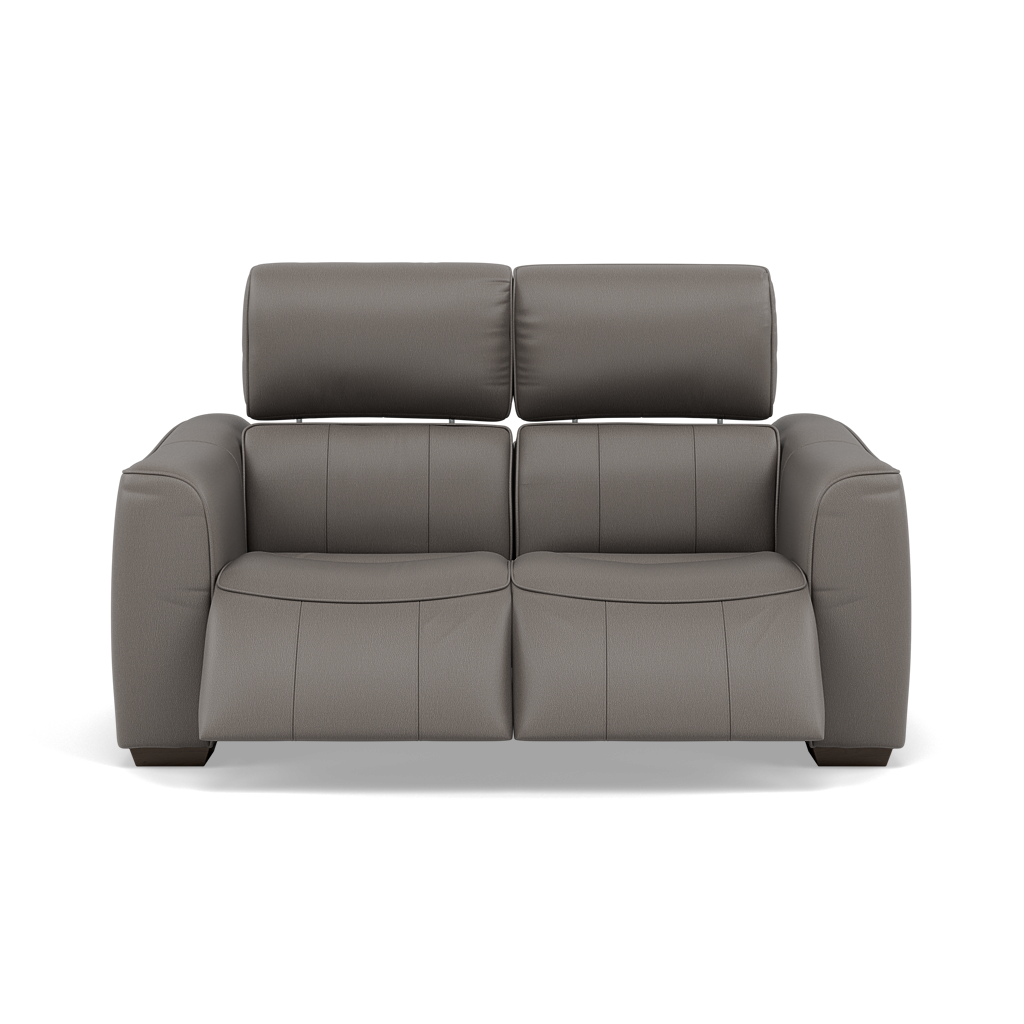 Beck 2 Seater Recliner Sofa - 2 Seater Sofa with 2 Power Recliners Cat 20S - Power Recliner with USB 2 Seater Sofas Sterling Home 10 NWS-042E ELEPHANT