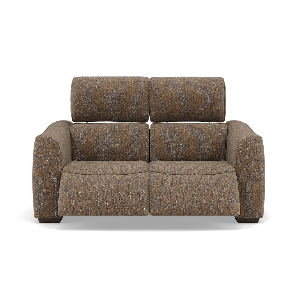 Beck 2 Seater Recliner Sofa - 2 Seater Sofa with 2 Power Recliners Fabric - Power Recliner with USB