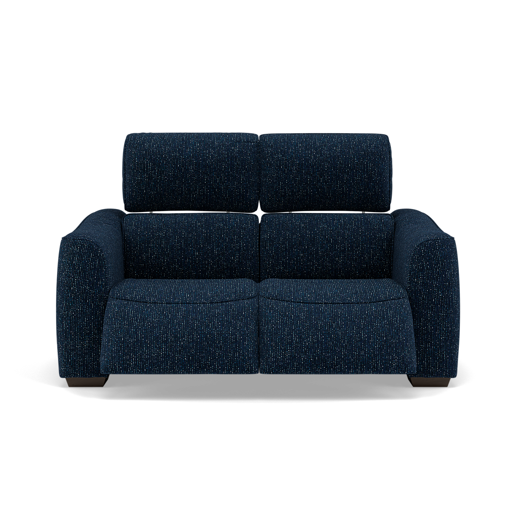 Beck 2 Seater Recliner Sofa - 2 Seater Sofa with 2 Power Recliners Fabric - Power Recliner with USB