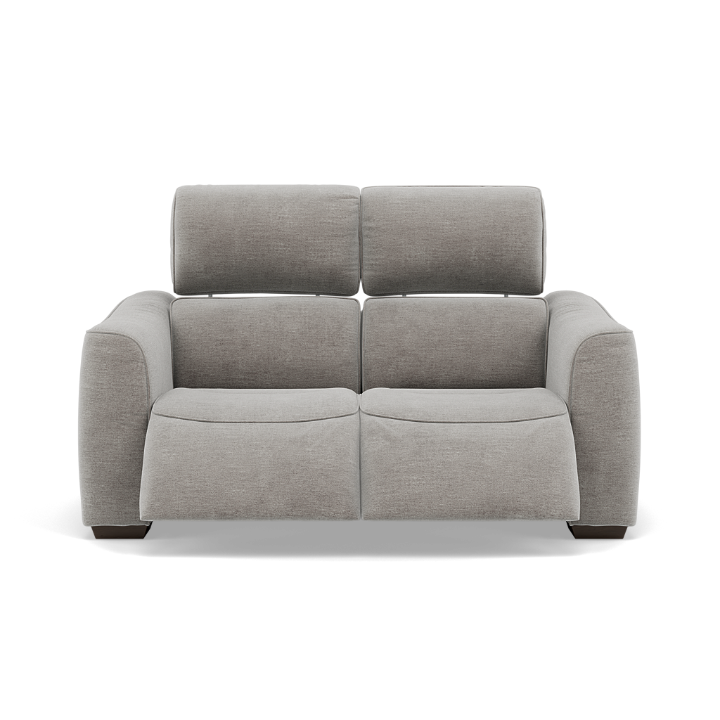 Beck 2 Seater Recliner Sofa - 2 Seater Sofa with 2 Power Recliners Fabric - Power Recliner with USB