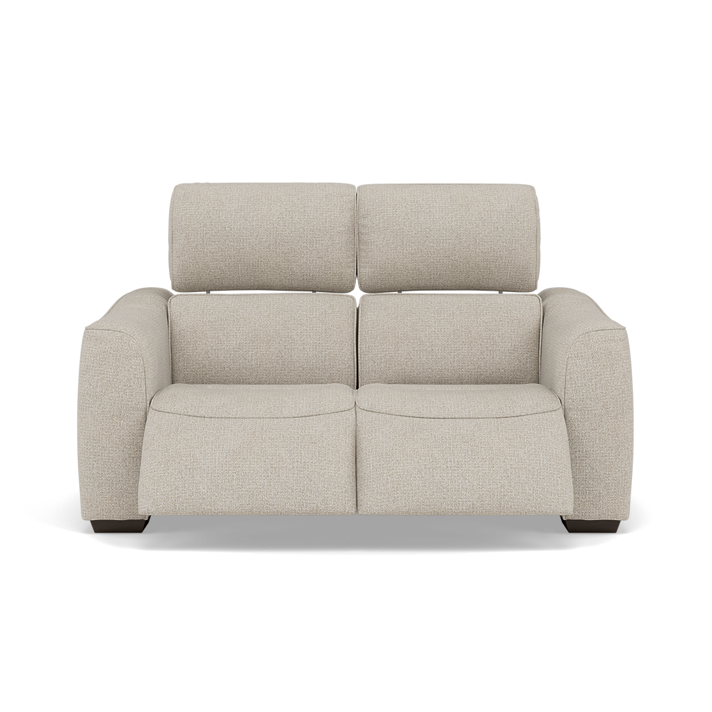 Beck 2 Seater Recliner Sofa - 2 Seater Sofa with 2 Power Recliners Fabric - Power Recliner with USB