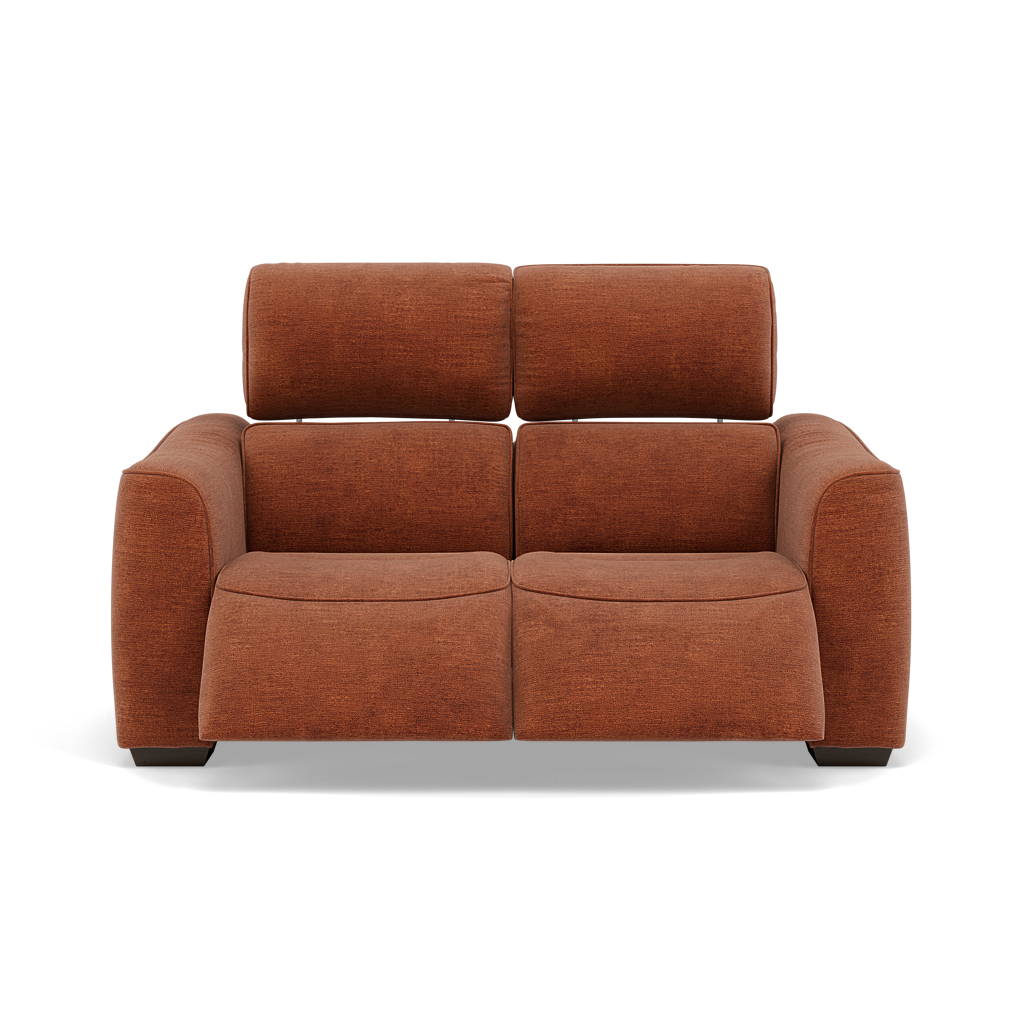 Beck 2 Seater Recliner Sofa - 2 Seater Sofa with 2 Power Recliners Fabric - Power Recliner with USB