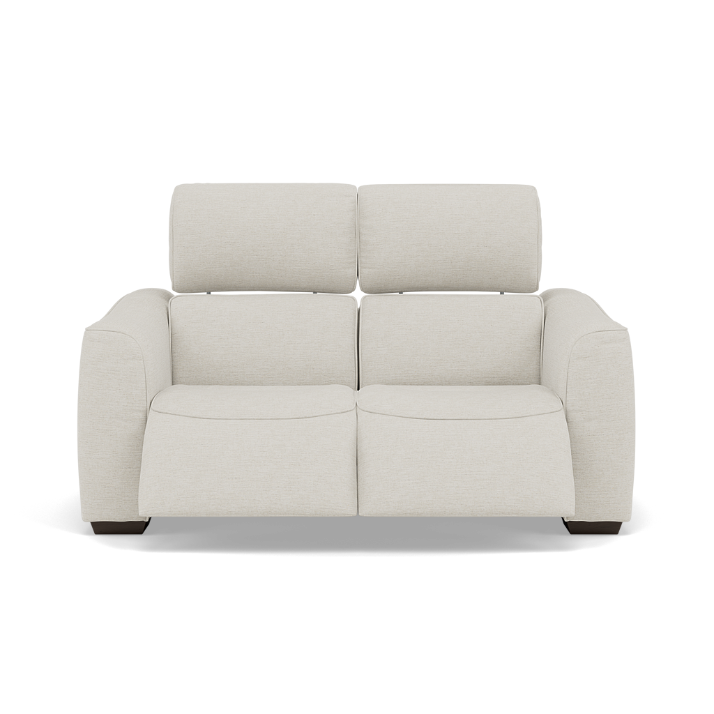 Beck 2 Seater Recliner Sofa - 2 Seater Sofa with 2 Power Recliners Fabric - Power Recliner with USB