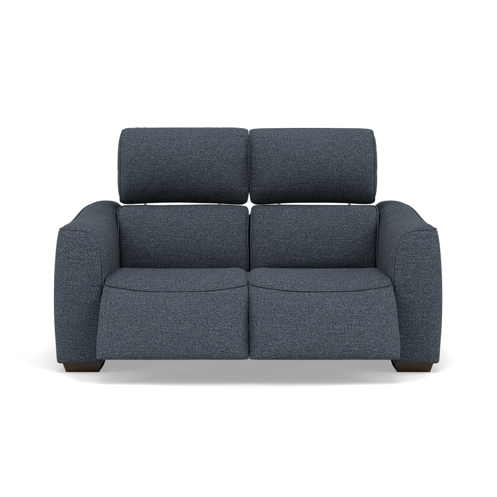 Beck 2 Seater Recliner Sofa - 2 Seater Sofa with 2 Power Recliners Fabric - Power Recliner with USB