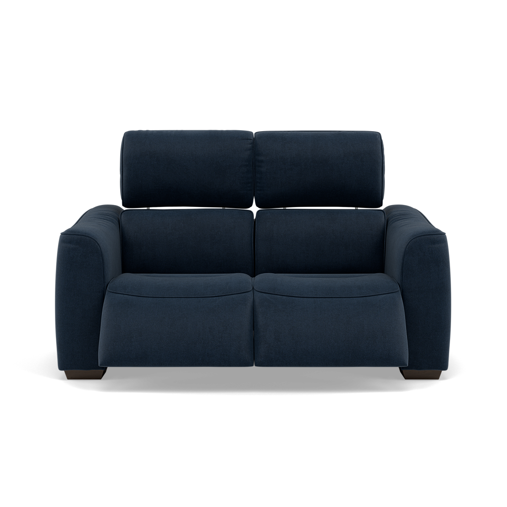 Beck 2 Seater Recliner Sofa - 2 Seater Sofa with 2 Power Recliners Fabric - Power Recliner with USB
