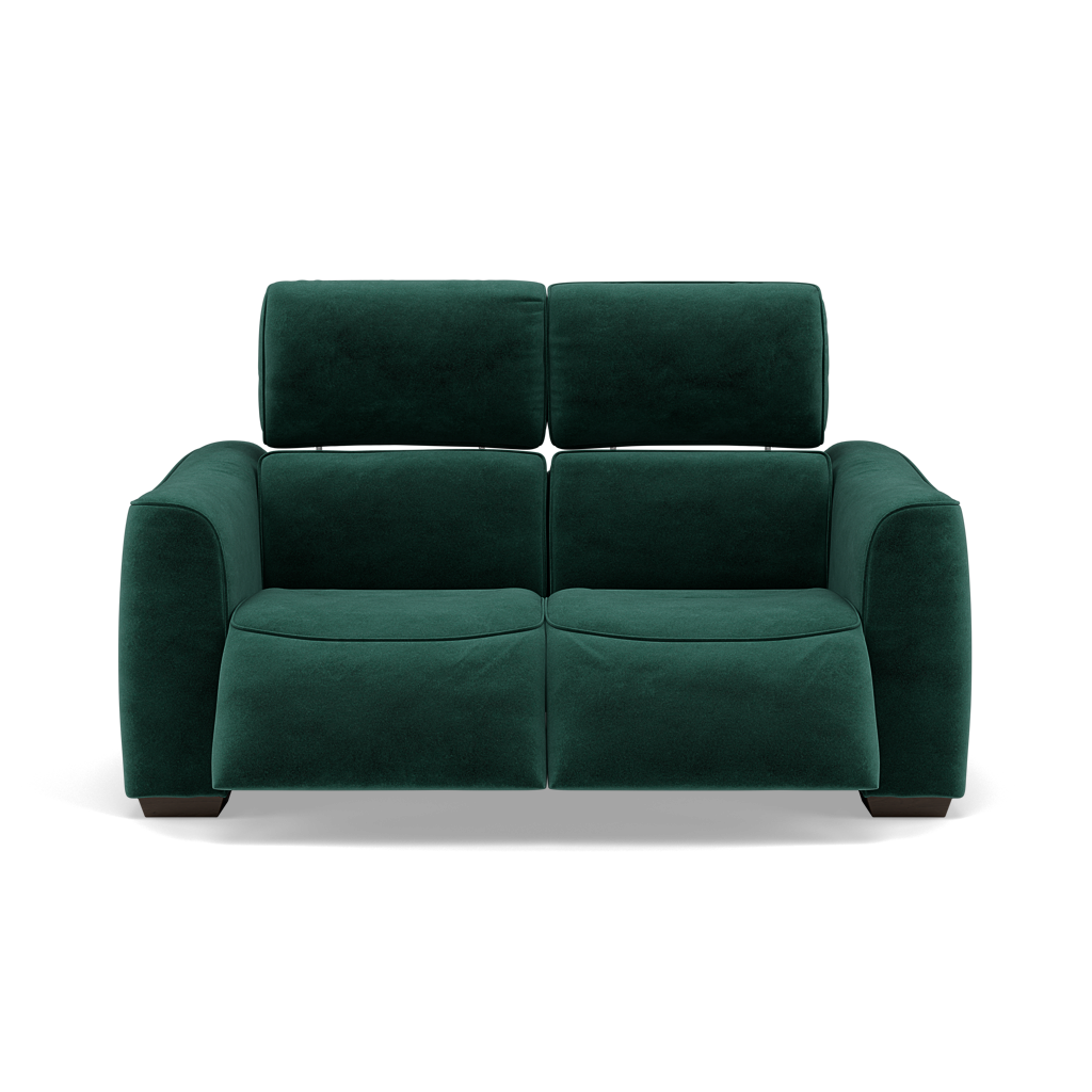Beck 2 Seater Recliner Sofa - 2 Seater Sofa with 2 Power Recliners Fabric - Power Recliner with USB 2 Seater Sofas Sterling Home 18