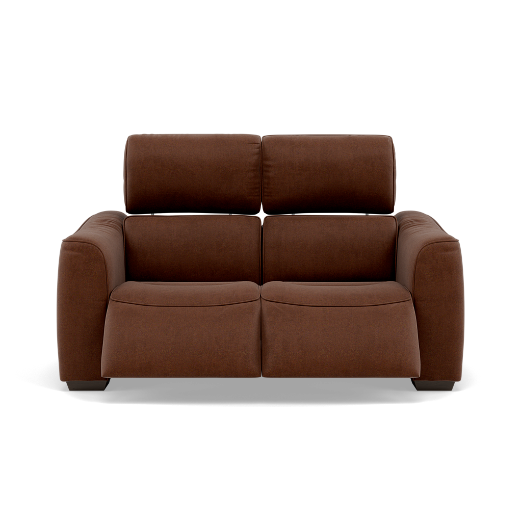 Beck 2 Seater Recliner Sofa - 2 Seater Sofa with 2 Power Recliners Fabric - Power Recliner with USB