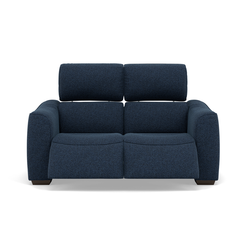 Beck 2 Seater Recliner Sofa - 2 Seater Sofa with 2 Power Recliners Fabric - Power Recliner with USB
