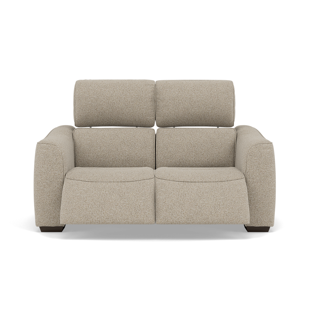 Beck 2 Seater Recliner Sofa - 2 Seater Sofa with 2 Power Recliners Fabric - Power Recliner with USB