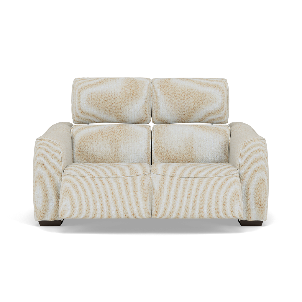 Beck 2 Seater Recliner Sofa - 2 Seater Sofa with 2 Power Recliners Fabric - Power Recliner with USB