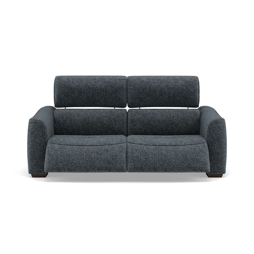 Beck 3 Seater Recliner Sofa - 2.5 Seater Sofa with 2 Power Recliners Fabric - Power Recliner with USB