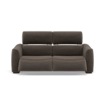 Beck 3 Seater Recliner Sofa - 2.5 Seater Sofa with 2 Power Recliners Fabric - Power Recliner with USB 3 Seater Sofas Sterling Home 15 FAB-MEG-51 DK TAUPE