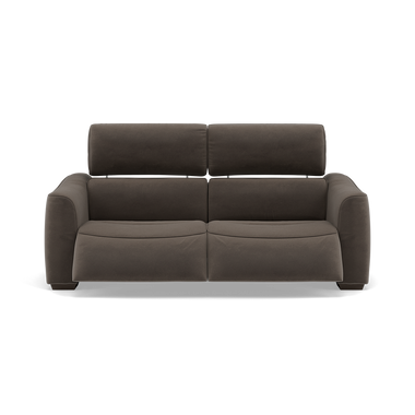 Beck 3 Seater Recliner Sofa - 2.5 Seater Sofa with 2 Power Recliners Fabric - Power Recliner with USB 3 Seater Sofas Sterling Home 15 FAB-MEG-51 DK TAUPE