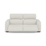 Beck 3 Seater Recliner Sofa - 2.5 Seater Sofa with 2 Power Recliners Fabric - Power Recliner with USB